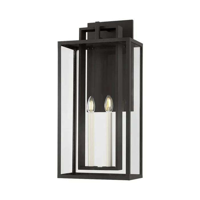 10” Satin Black Angle Shade