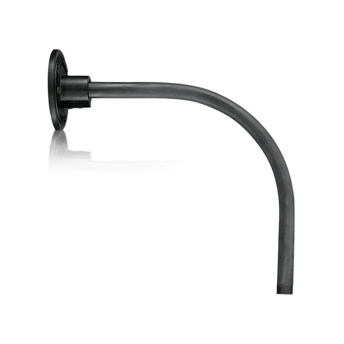 13” Satin Black Vertical Gooseneck Arm With Arm Height of 12”