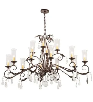 14 Light Oblong Chandelier951039