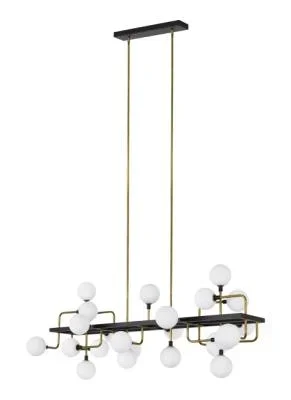 25 Light Linear Chandelier2273099