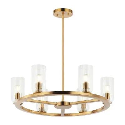 3 Lamps Aliza Vanity Light – Matte Black – Clear Glass – 26in. Wide