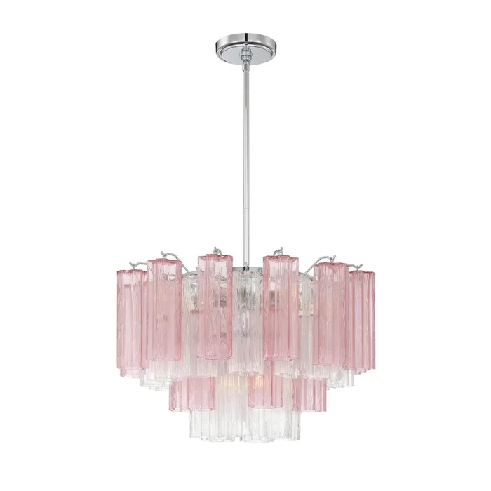 Addis 9 Light Polished Chrome Chandelier 22″W x 14.25″H x 22″DADD-308-CH-SP