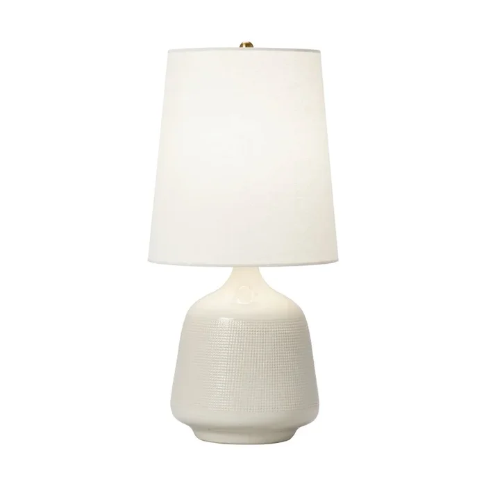 AERIN Ornella Small Table Lamp in New WhiteAET1141NWH1