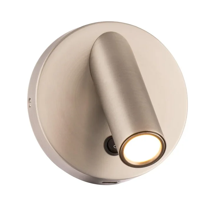 Aspire 5in LED Reading Light 3000K in Brushed NickelBL-46305-BN