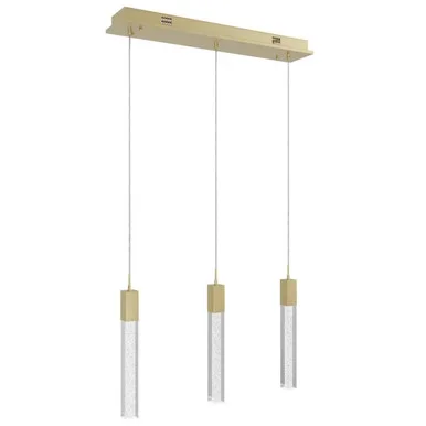 Avenue Lighting The Original Glacier LED Pendant in Brushed Brass – HF1900-3-GL-BB