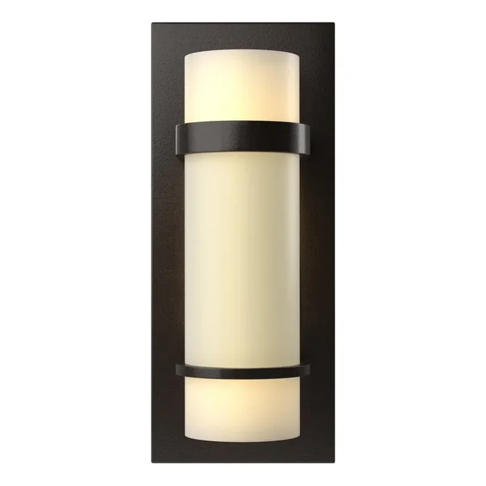 Banded Sconce 1-Light Opal Glass (GG) in Oil Rubbed Bronze205812-SKT-14-GG0065