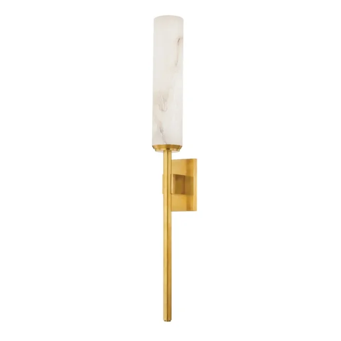 Bremen 1-Light Wall Sconce in Vintage Brass 4.25L x 4.25W x 36H429-01-VB