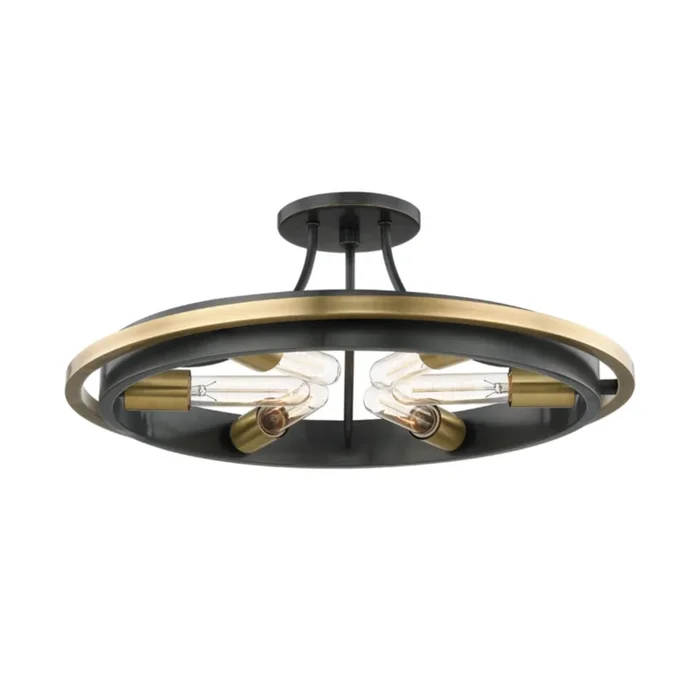 Chambers 6-Light Semi Flush in Aged Old Bronze 21L x 21W x 8H2721-AOB