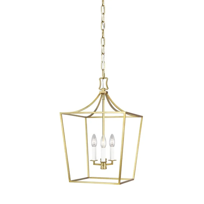 Chapman & Myers Southold Small Lantern in Burnished BrassCC1003BBS