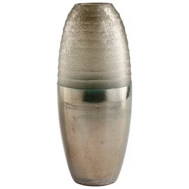 Cyan Vase in Bronze – 08662