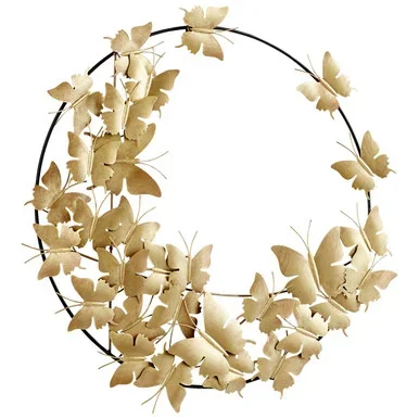 Cyan Wall Decor in Gold And Black – 11037