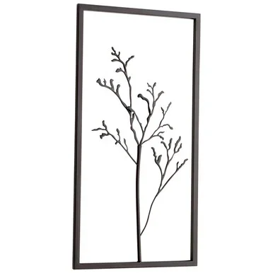 Cyan Wall Decor in Graphite – 10526