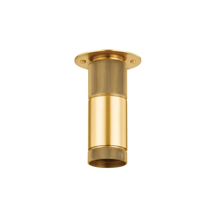 Dighton 1-Light Flush Mount in Aged Brass 4.75L x 4.75W x 7.5H2205-AGB