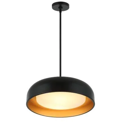 Durham Semi-Flush Mount Fixture – Rubbed Bronze – Etched White Glass – 13.5in. Diameter – E26 Medium Base