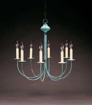 Eight Light Chandelier021040