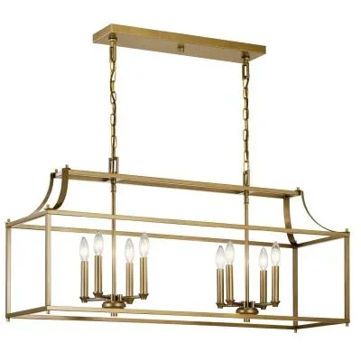 Eight Light Linear Chandelier2334731