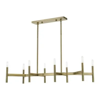 Eight Light Linear Chandelier3308868
