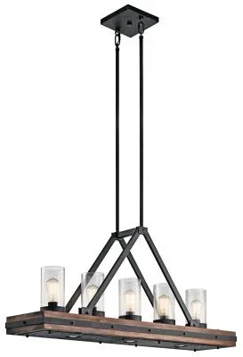 Eight Light Linear Chandelier423587