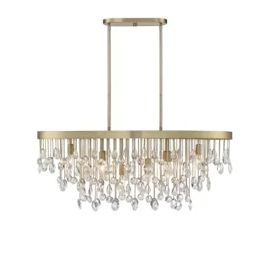 Eight Light Linear Chandelier8383299
