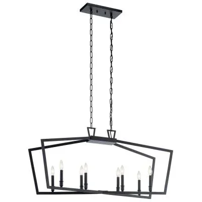 Eight Light Linear Chandelier989028