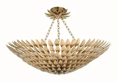 Eight Light Semi Flush Mount007555
