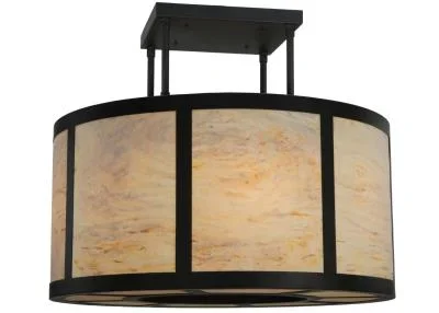 Eight Light Semi-Flushmount071324