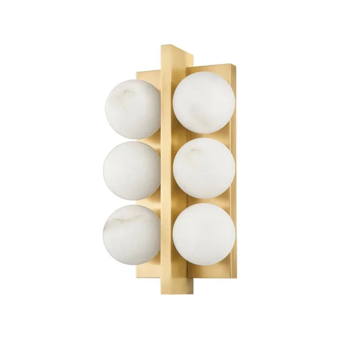 Emille 6-Light Wall Sconce in Vintage Brass 6.75L x 6.75W x 12.25H357-06-VB