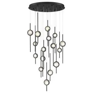 Eurofase Barletta LED Chandelier in Black – 39465-016