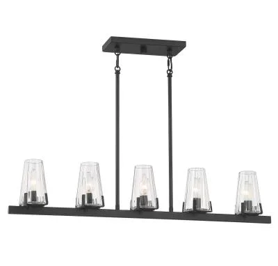 Five Light Linear Chandelier2505683