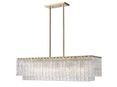 Five Light Linear Chandelier2588081