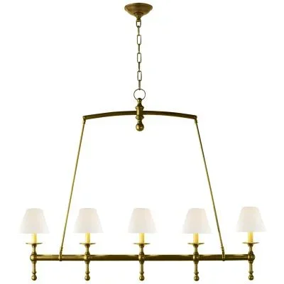 Five Light Linear Chandelier2600230