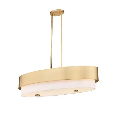 Five Light Linear Chandelier4583547