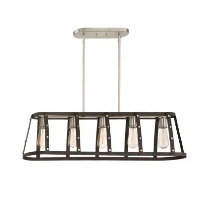 Five Light Linear Chandelier517042