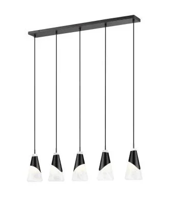 Five Light Linear Chandelier6236937