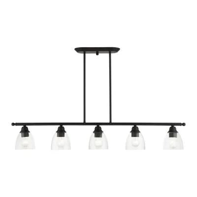 Five Light Linear Chandelier8938074