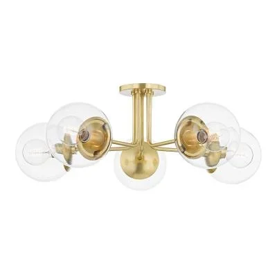 Five Light Semi Flush Mount8873848