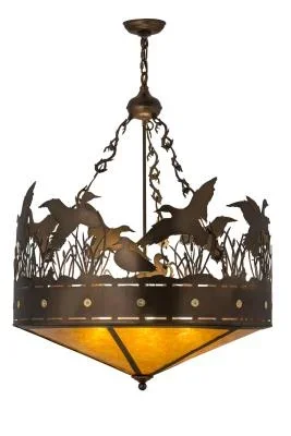 Four Light Inverted Pendant085215