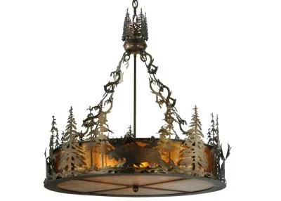 Four Light Inverted Pendant746588