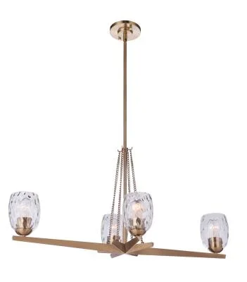 Four Light Island Linear Chandelier2015893