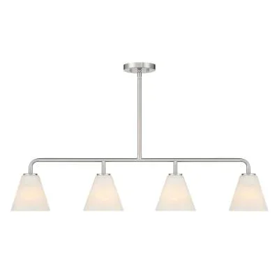 Four Light Linear Chandelier8073295