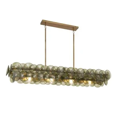 Four Light Linear Chandelier8085839