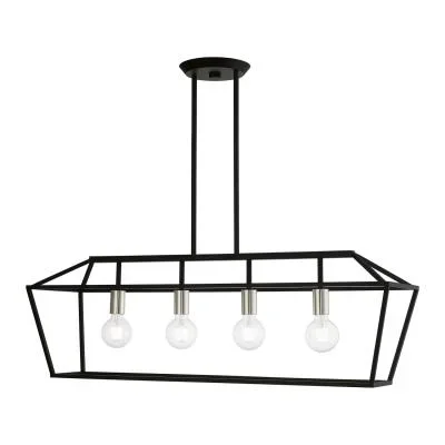 Four Light Linear Chandelier8525112