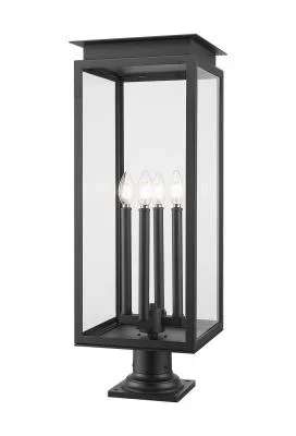 Four Light Outdoor Pier Mounted Fixture6701865