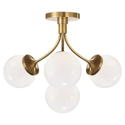 Four Light Semi Flush Mount022217