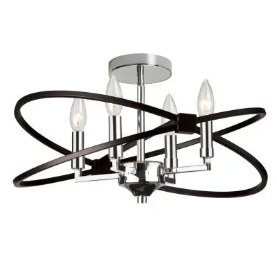 Four Light Semi Flush Mount129118