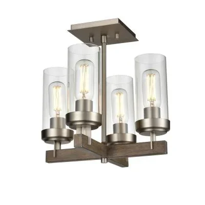 Four Light Semi-Flush Mount130152