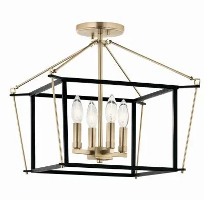 Four Light Semi Flush Mount2681559