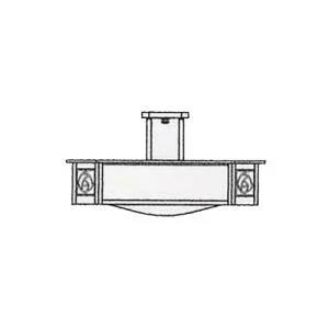 Four Light Semi-Flush Mount413700