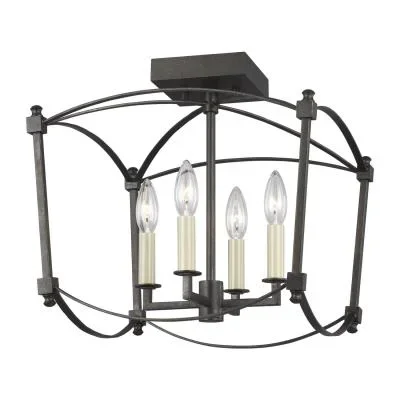 Four Light Semi-Flush Mount461255