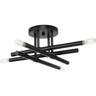Four Light Semi Flush Mount6211273